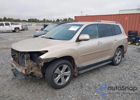 2012 Toyota Highlander Limited V6 from USA, damaged, VIN 5TDYK3EH3CS089058